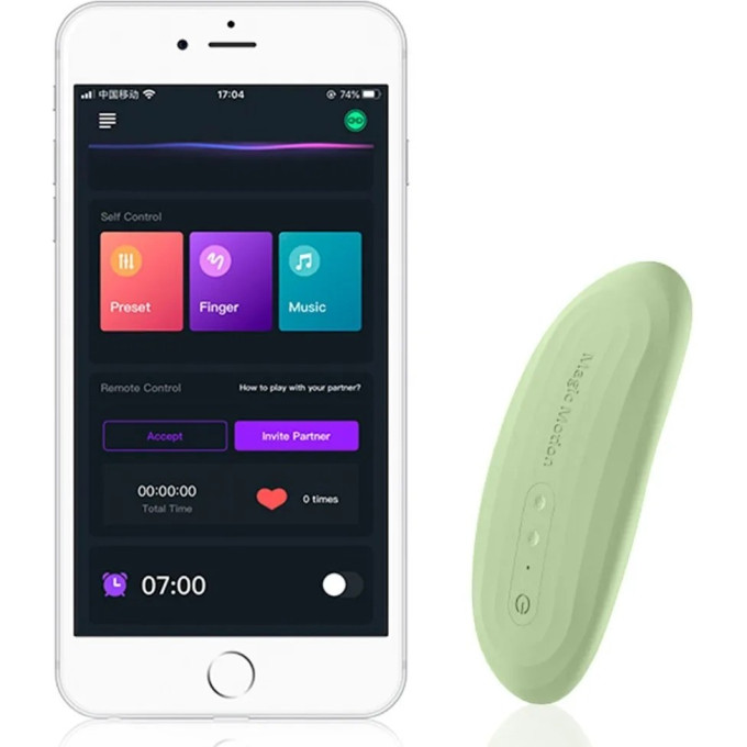 Вибратор MAGIC MOTION NYX зеленый 861139z